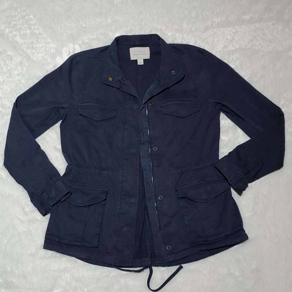 Hinge Navy Fatigue Utility Jacket - image 3